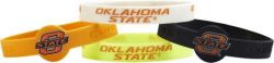 OKLAHOMA STATE SILICONE BRACELETS (4 PACK)