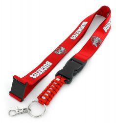 OHIO STATE (RED) PARACORD KEY CHAIN LANYARD