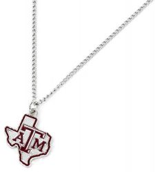 TEXAS A&M - STATE DESIGN NECKLACE