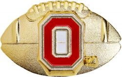 OHIO STATE SCULPTED FOOTBALL PIN