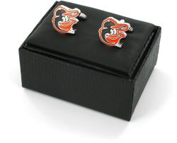 ORIOLES CUTOUT CUFF LINKS WITH BOX