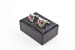 RED SOX SQUARE CUFF LINK