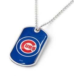 CUBS DOMED DOG TAG