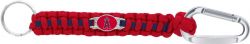 ANGELS (RED/ NAVY BLUE) PARACORD KEY CHAIN CARABINER