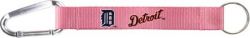 TIGERS (PINK) CARABINER LANYARD KEYCHAIN (NEW PRIMARY D)