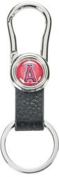 ANGELS LEATHER BELT CLIP KEYCHAIN