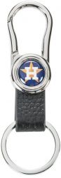 ASTROS LEATHER BELT CLIP KEYCHAIN