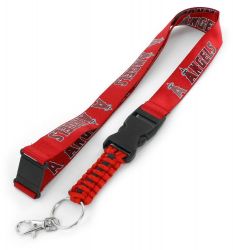 ANGELS (RED) PARACORD KEY CHAIN LANYARD