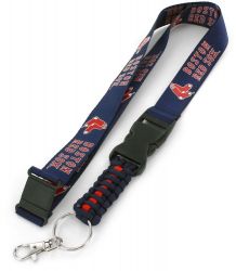 RED SOX (BLUE) PARACORD KEY CHAIN LANYARD