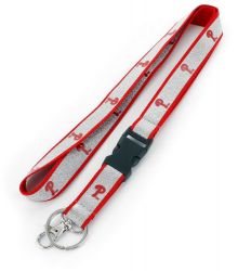 PHILLIES SPARKLE (RED) LANYARD