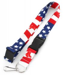 RED SOX STARS AND STRIPES LANYARD