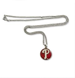 PHILLIES GLITTER NECKLACE