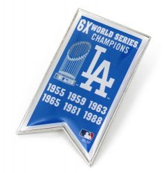 DODGERS CHAMPIONSHIP BANNER PIN