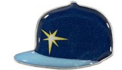 RAYS BP (GAME) ON FIELD CAP PIN
