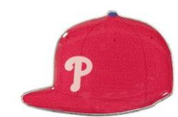 PHILLIES HOME ON FIELD CAP PIN