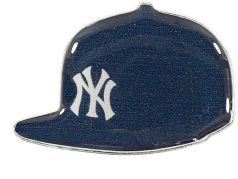 YANKEES HOME ON FIELD CAP PIN