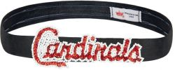 CARDINALS SEQUINS AND BEADS HAIR BAND