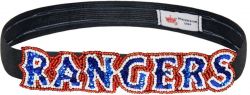 RANGERS SEQUINS AND BEADS HAIR BAND