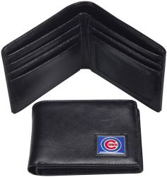 CUBS LEATHER RFID TRAVEL WALLET (OC)