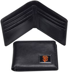 GIANTS LEATHER RFID TRAVEL WALLET (OC)