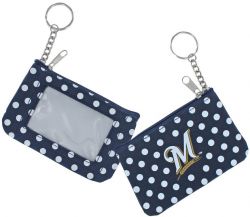 BREWERS (BLUE) COIN PURSE KEYCHAIN
