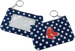 RED SOX (NAVY) COIN PURSE KEYCHAIN