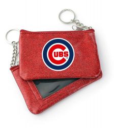 CUBS (RED) SPARKLE COIN PURSE (OC)