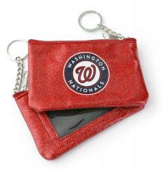 NATIONALS (RED) SPARKLE COIN PURSE (OC)