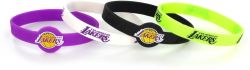 LAKERS SILICONE BRACELET 4-PACK