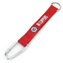 CLIPPERS (RED) CARABINER LANYARD KEYCHAIN