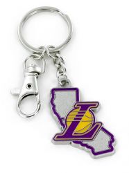 LAKERS - STATE DESIGN HEAVYWEIGHT KEY CHAIN