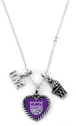 KINGS LOVE BASKETBALL NECKLACE