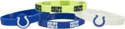 COLTS SILICONE BRACELET (4-PACK)