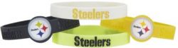 STEELERS SILICONE BRACELET (4-PACK)