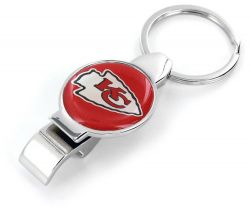 CHIEFS ARCHITECT BOTTLE/CAN OPENER KEYCHAIN