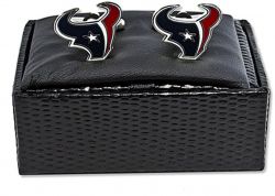 TEXANS CUTOUT CUFF LINKS WITH BOX