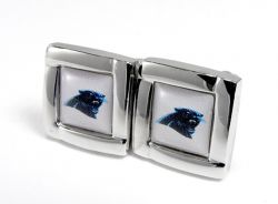 PANTHERS SQUARE CUFFLINKS