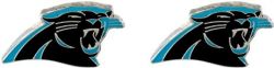 PANTHERS LOGO POST EARRINGS