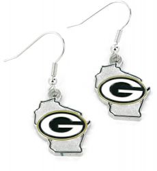 PACKERS - STATE DESIGN EARRINGS