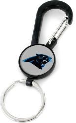 PANTHERS METAL CARABINER KEYCHAIN