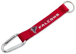 FALCONS (RED) CARABINER KEYCHAIN