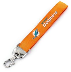 DOLPHINS DELUXE WRISTLET KEYCHAIN