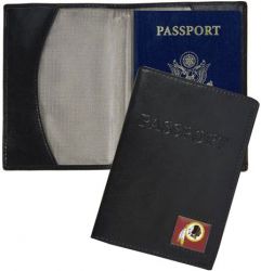 REDSKINS LEATHER RFID PASSPORT COVER (OC)