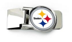STEELERS CLASSIC MONEY CLIP (SILVER)
