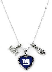 GIANTS LOVE FOOTBALL NECKLACE