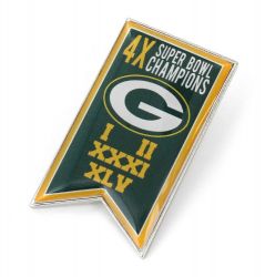 PACKERS CHAMPIONSHIP BANNER PIN