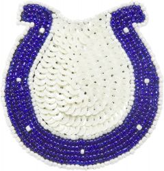 COLTS SEQUINS & BEADS HAIR CLIP