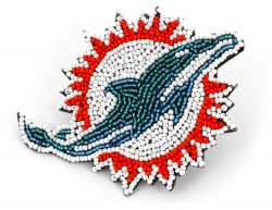DOLPHINS GRACE SEQUINS & BEADS HAIR CLIP