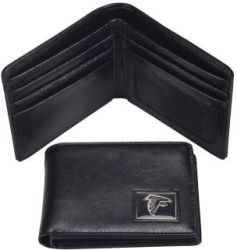 FALCONS LEATHER RFID TRAVEL WALLET (OC)
