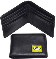 PACKERS LEATHER RFID TRAVEL WALLET (OC)